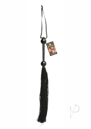 22 Large Rubber Whip - Black