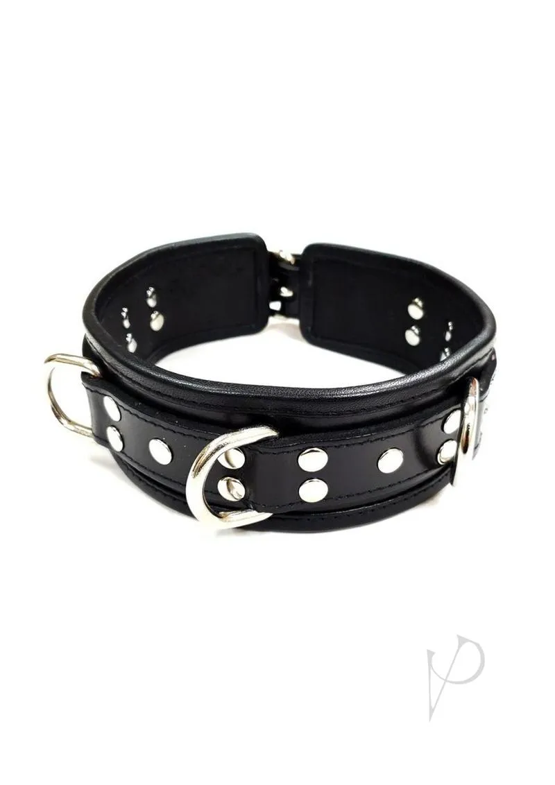 5 D Ring Collar Black