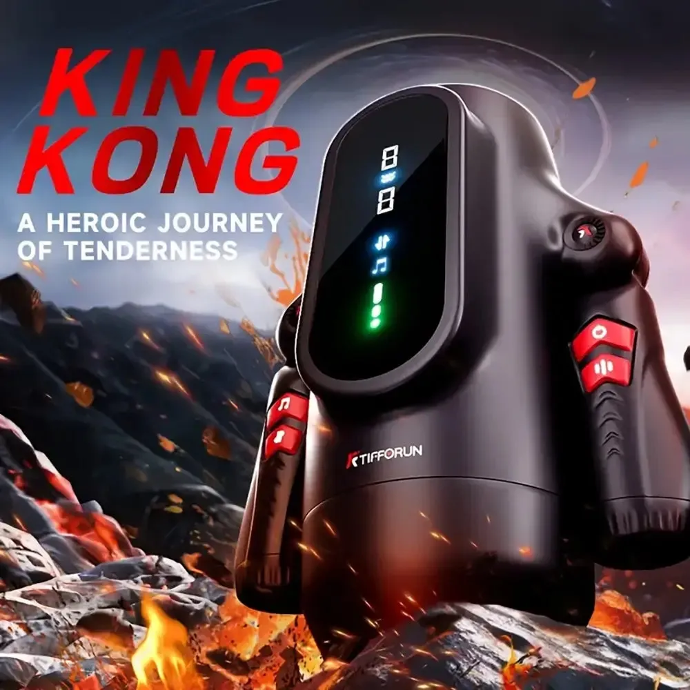 9 Telescopic Vibration LED Display Intelligent Heating Voice Masturbator