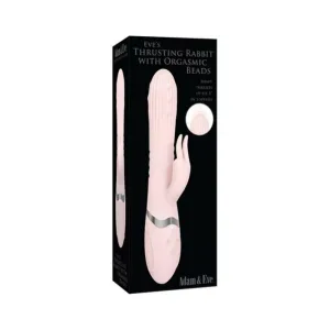 A&e Eve's Thrusting Rabbit With Orgasmic Beads Pink