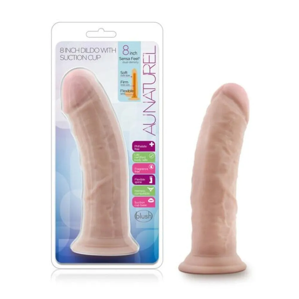 Blush Au Naturel 8 Dildo with Suction Cup
