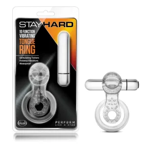 Blush Stay Hard 10 Function Vibrating Tongue Ring