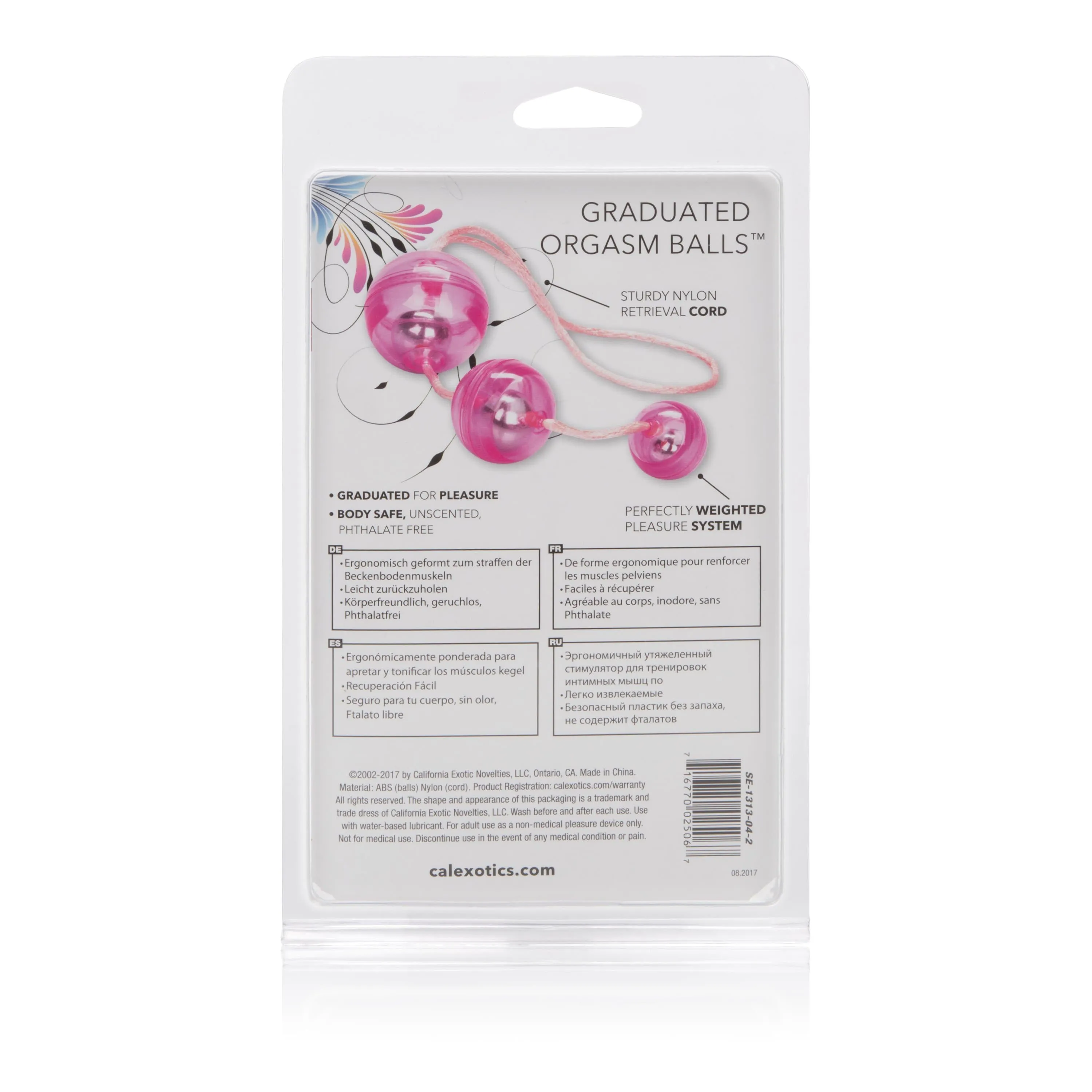 California Exotics - Graduated Orgasm Weighted Kegel Balls (Pink)