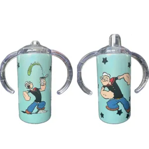 Cartoon Sailor 12oz Stainless Steel Sippy Cup