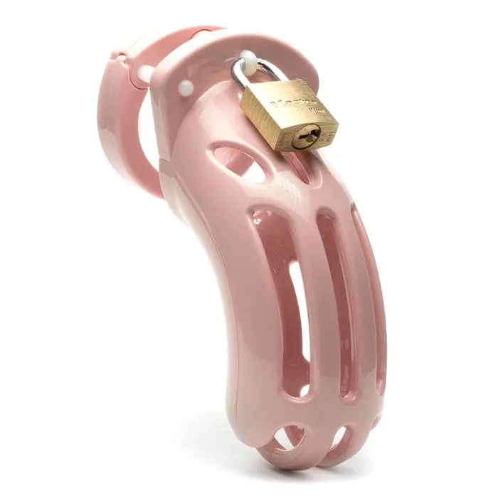 CB-X Chastity The Curve 3 3/4 Cock Cage Pink Kit
