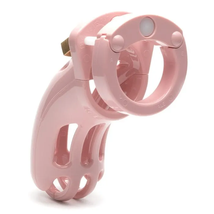 CB-X Chastity The Curve 3 3/4 Cock Cage Pink Kit