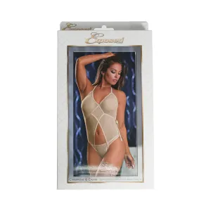 Champagne & Caviar Teddy & Gstring Nu Lx