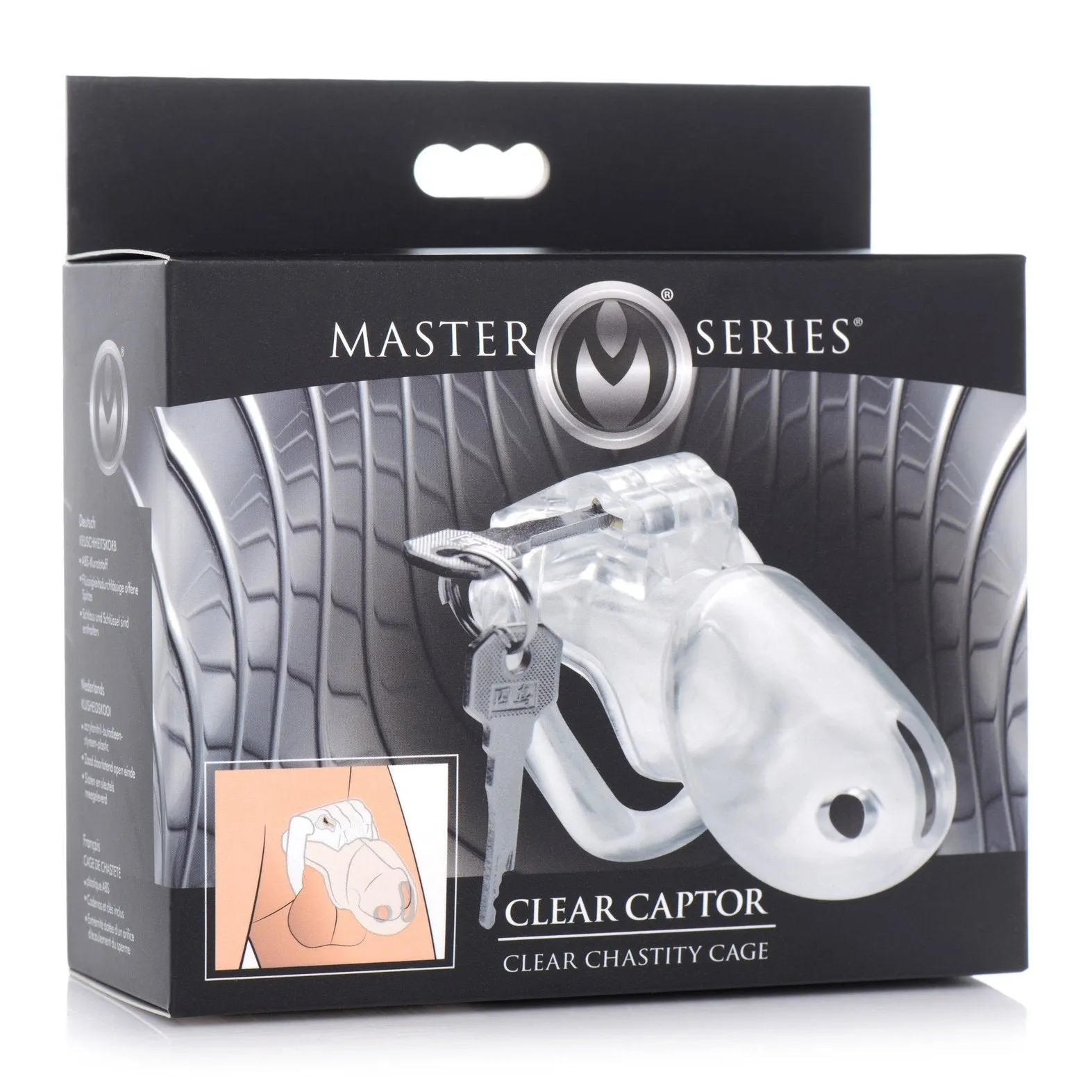 Clear Captor Chastity Cage