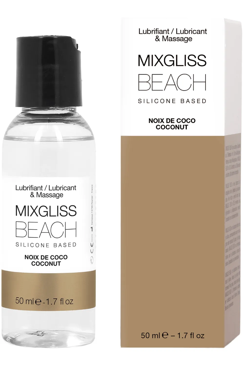 Coconut Silicone-Based Lubricant & Massage Fluid 50ml
