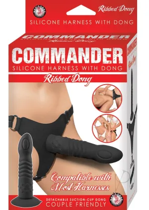 Commander Ribbed Dong Black