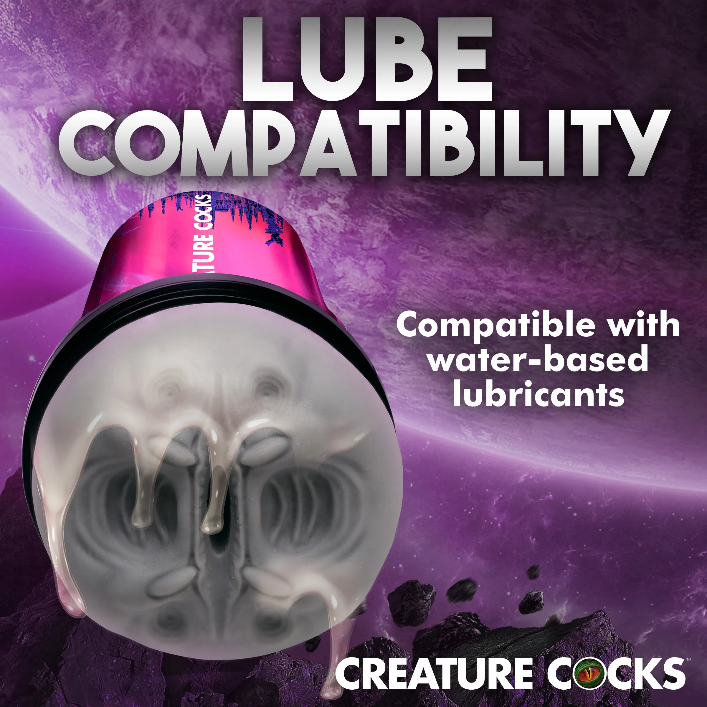 Creature Cocks Predator 3D Stroker Male Masturbator Fantasy Pocket Pussy Sex Toy