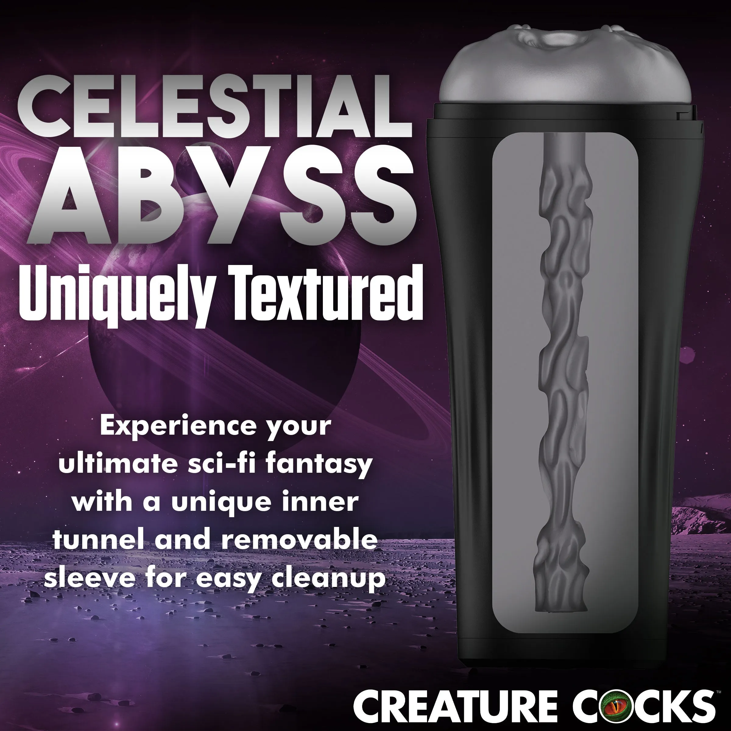 Creature Cocks Predator 3D Stroker Male Masturbator Fantasy Pocket Pussy Sex Toy