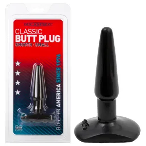 Doc Jonhson Classic Butt Plug Anal Dildo Small Black