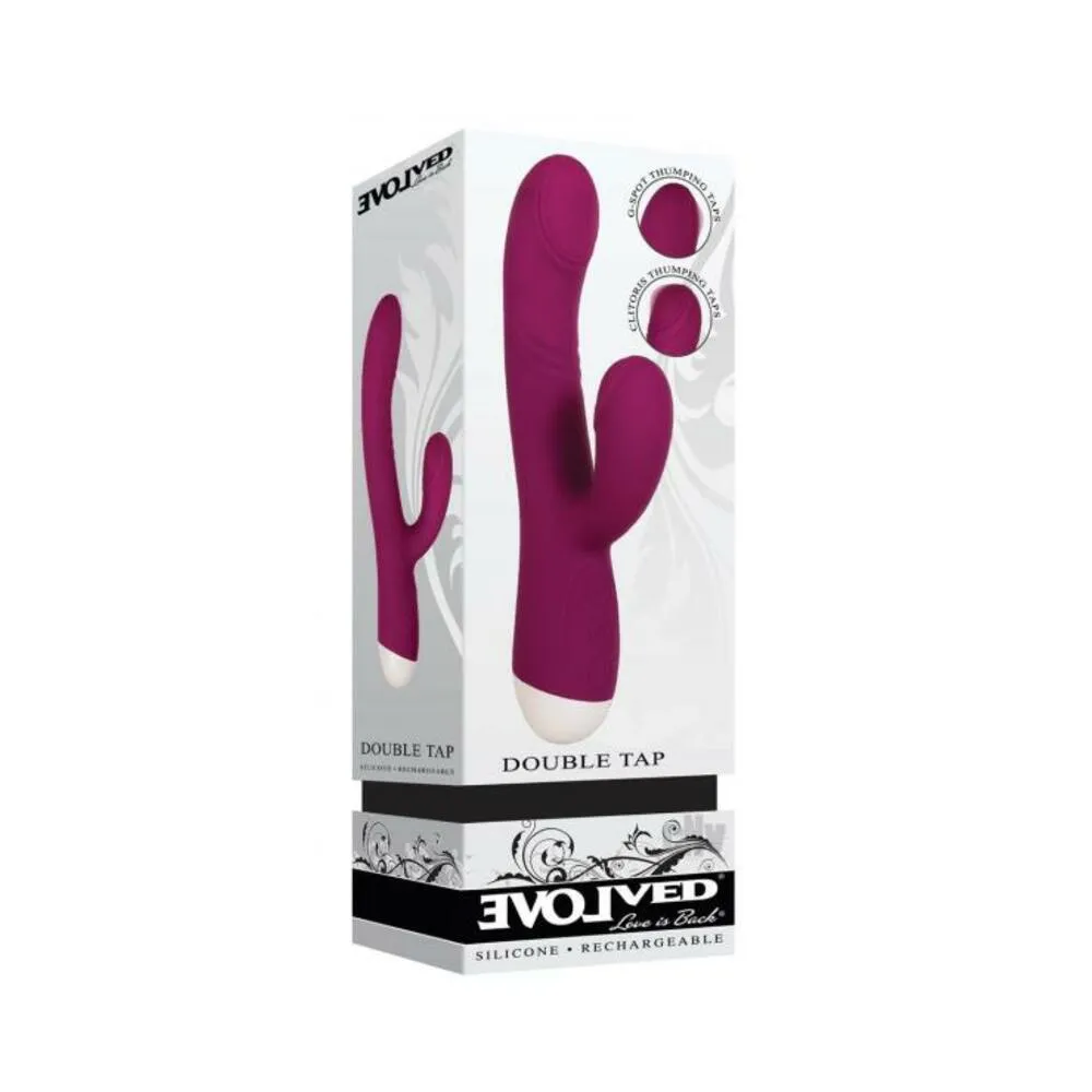 Evolved Double Tap Thumping Dual Stimulator