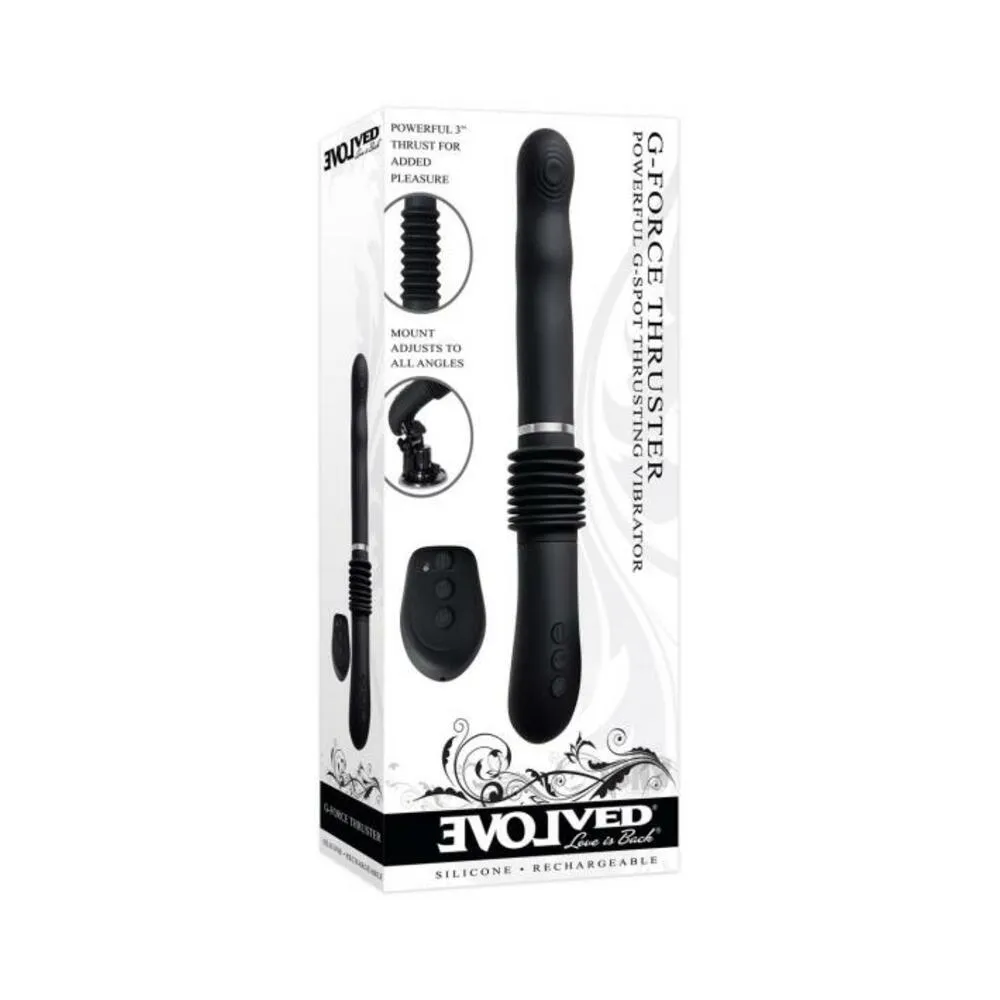 Evolved G-force Thruster Rechargeable Silicone - Black