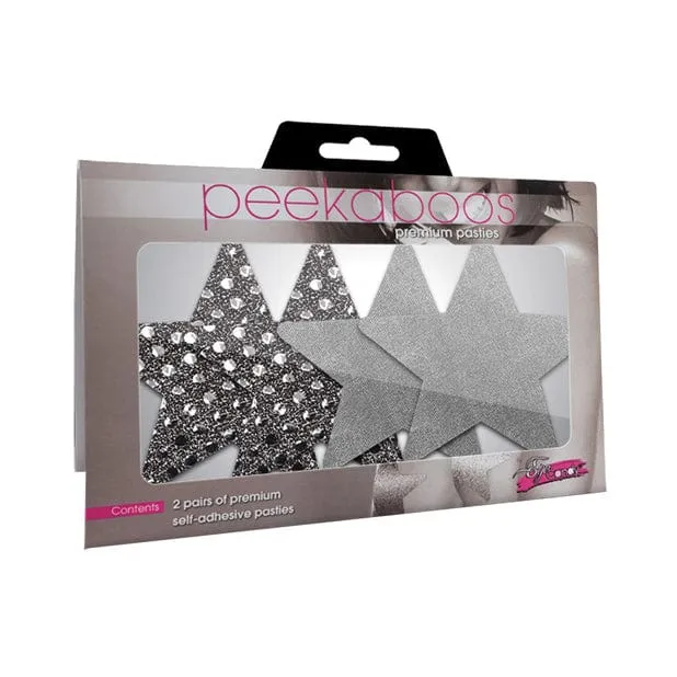 Eye Candy - Peekaboos Dark Angel Pasties Nipple Covers Set of 2
