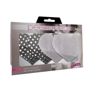 Eye Candy - Peekaboos Dark Angel Pasties Nipple Covers Set of 2