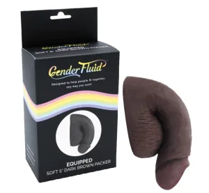 Gender Fluid Equipped Soft Packer 5 Dark Brown