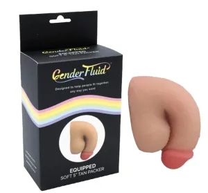 Gender Fluid Equipped Soft Packer 5 Tan