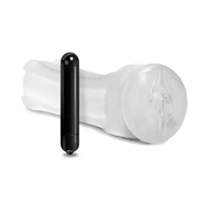 Happy Ending Self-lubricating. Vibrating Shower Stroker - Pussy
