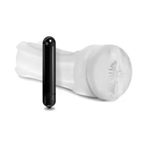 Happy Ending Vibrating. Self-lubricating Shower Stroker - Ass