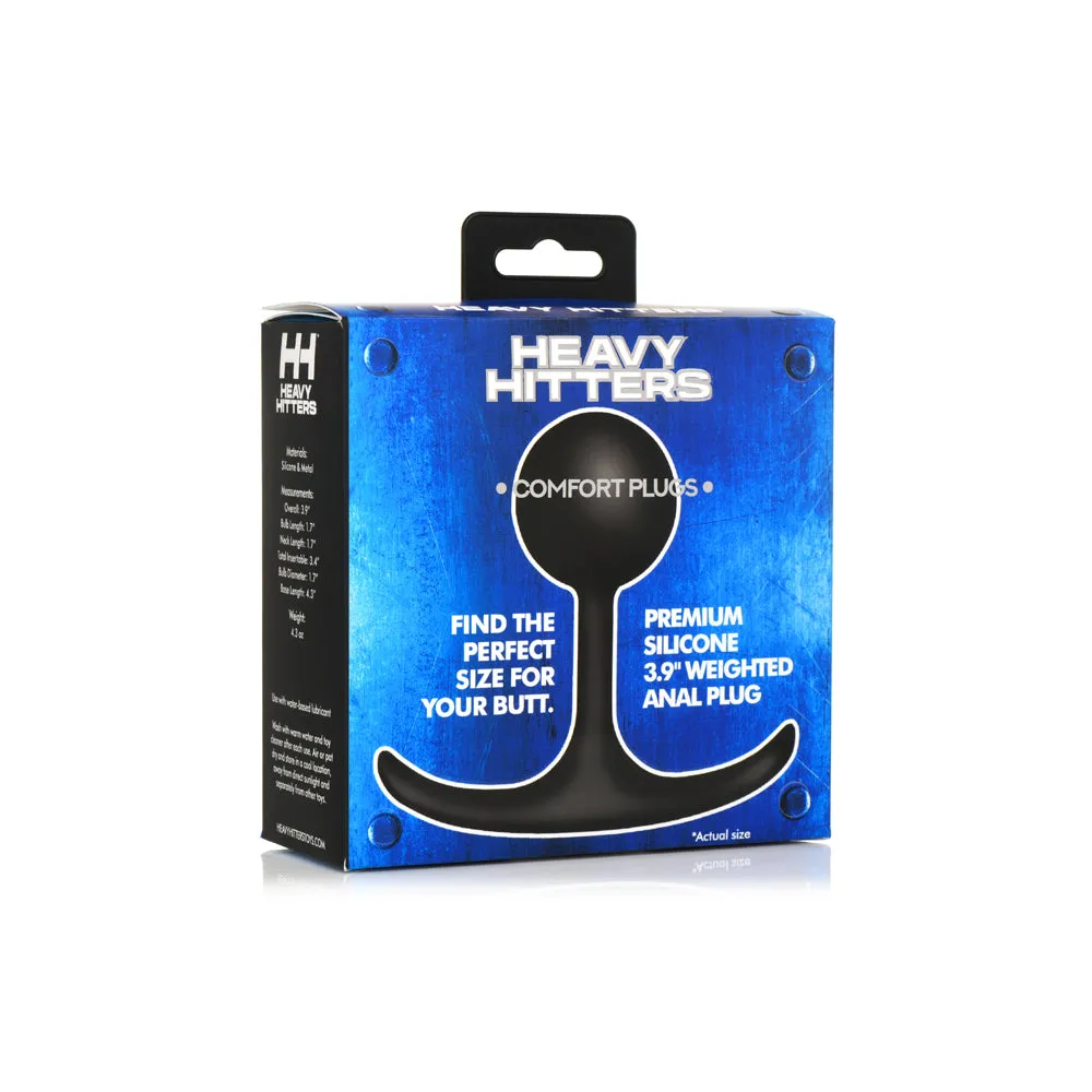 Heavy Hitters Comfort Plugs Premium Silicone 3.9&#39;&#39; Weighted Round Plug