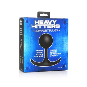 Heavy Hitters Comfort Plugs Premium Silicone 4.4&#39;&#39; Weighted Round Plug