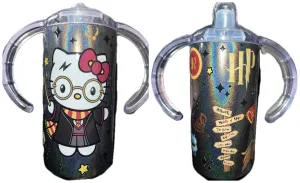 Kitty Wizard 12oz Stainless Steel Sippy Cup