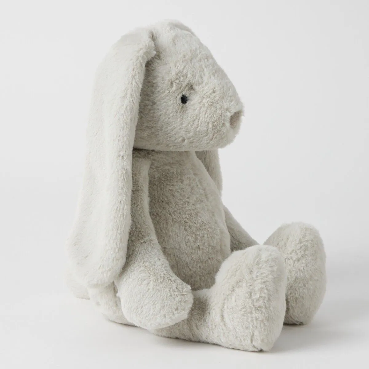 LARGE Bunny Soft Toy GREY by Jiggle & Giggle