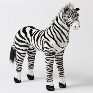 Large Standing Zebra by Jiggle & Giggle