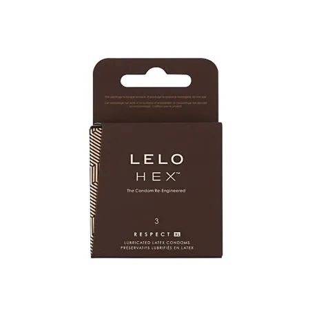 LELO Hex Respect XL Condoms 3pk
