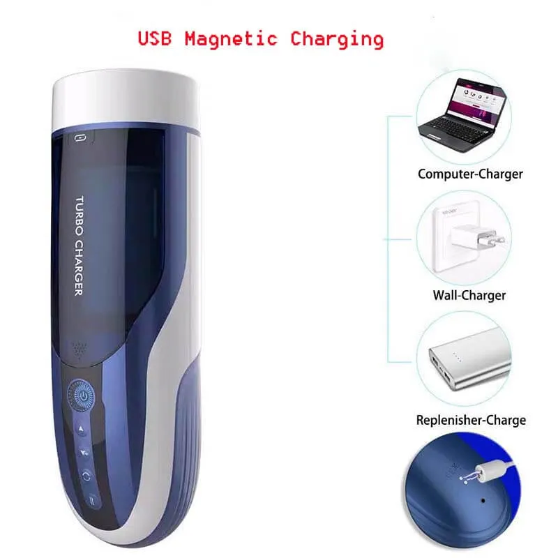 LETEN 4D Automatic Heating Piston Hands Free Masturbator