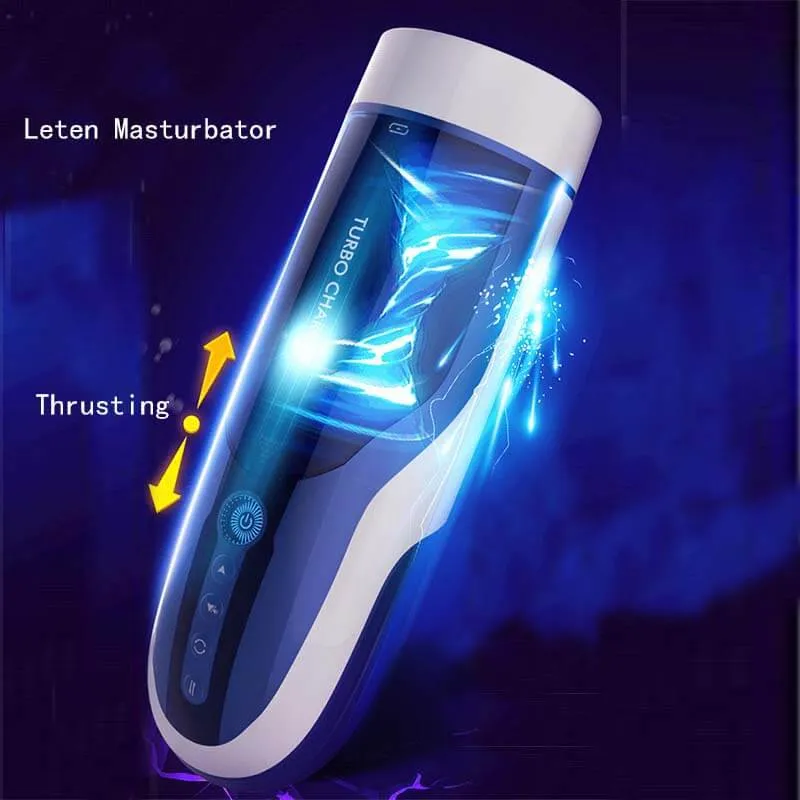 LETEN 4D Automatic Heating Piston Hands Free Masturbator