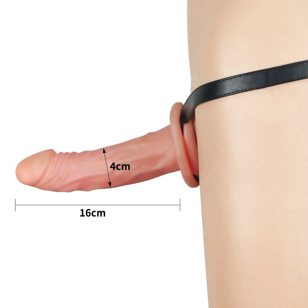 Lovetoy Unisex Hollow Strap-On Dildo Harness Set Couples Sex Toy