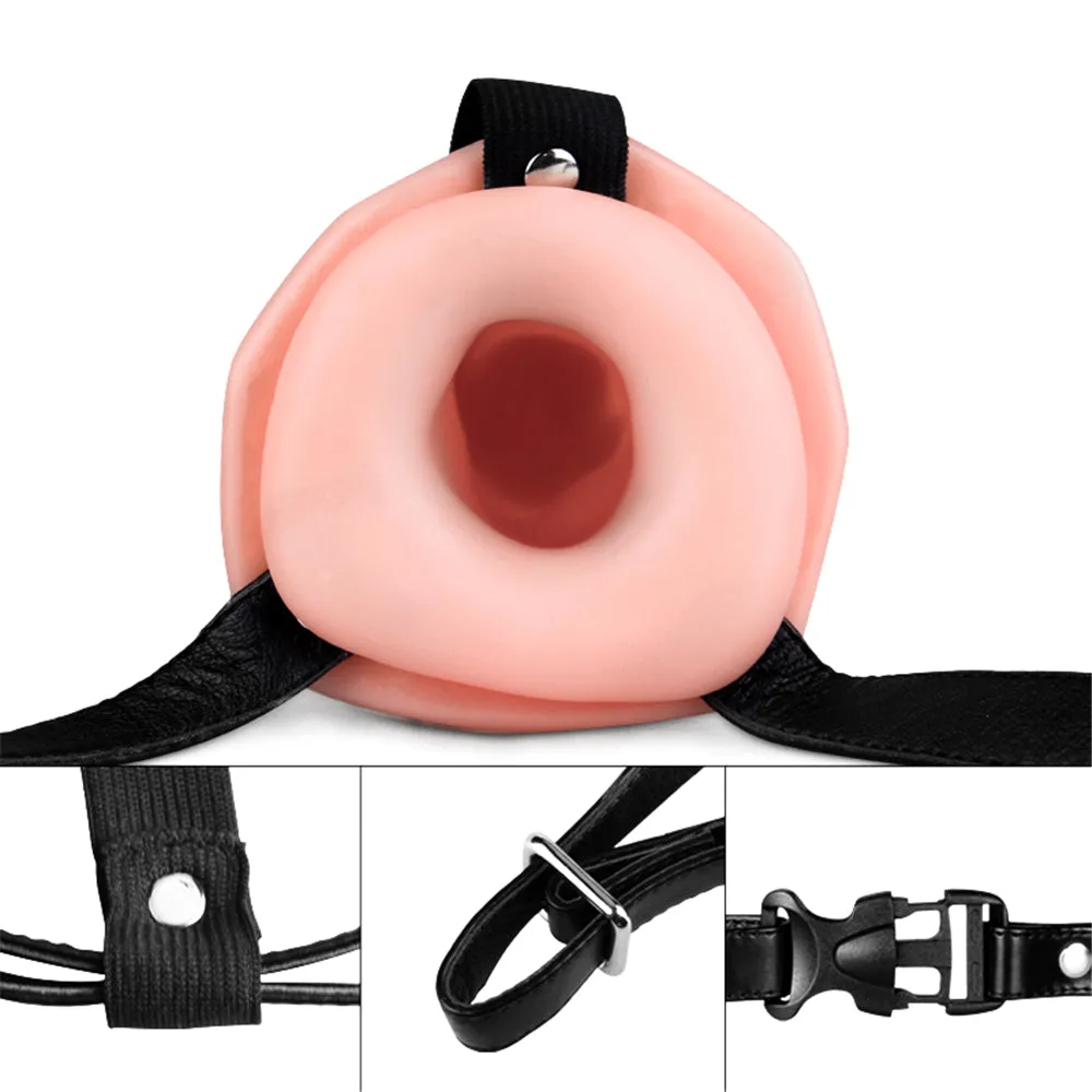 Lovetoy Unisex Hollow Strap-On Dildo Harness Set Couples Sex Toy