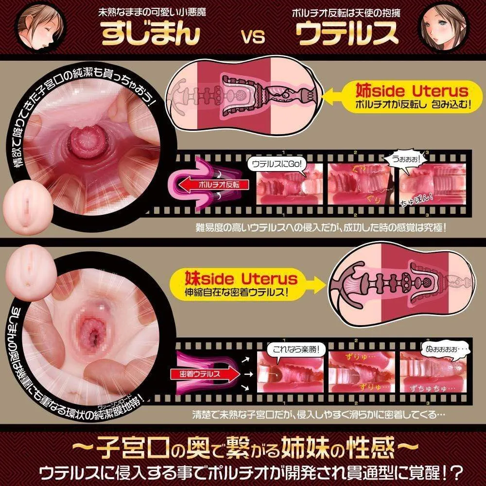 Magic Eyes - Uterus Duo Onahole (Beige)