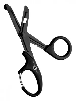 Master Series Snip Heavy Duty Bondage Scissors w/Clip - Black
