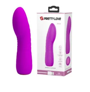 Mini Silicone Vibrator Abner Purple