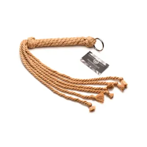 Ms Swashbuckler Rope Flogger Tan