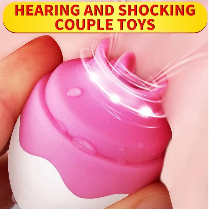Oral Tongue Sex Vibrator Nipple Clitoris Massager Breast Enlarger