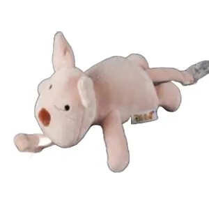 Piggy 1Pcs Mini Stuffie Soother Pacifier Clip Binkie Buddies