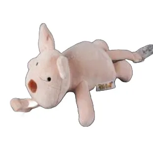 Piggy 1Pcs Mini Stuffie Soother Pacifier Clip Binkie Buddies