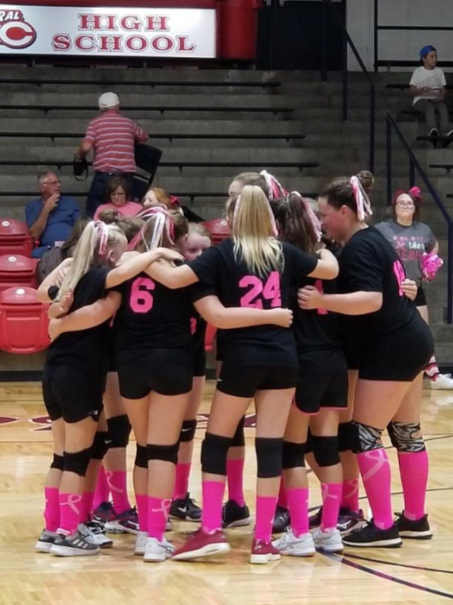 Pink Ribbon Awareness Socks Crew Length