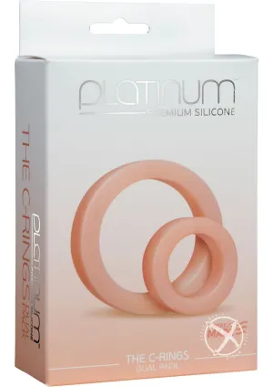 Platinum C-rings White