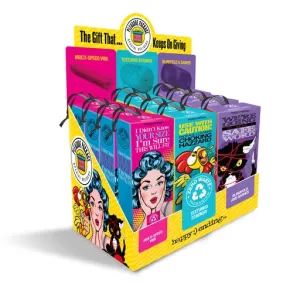 Pleasure Package 12 Piece P.O.P.. Assorted w/storage bag