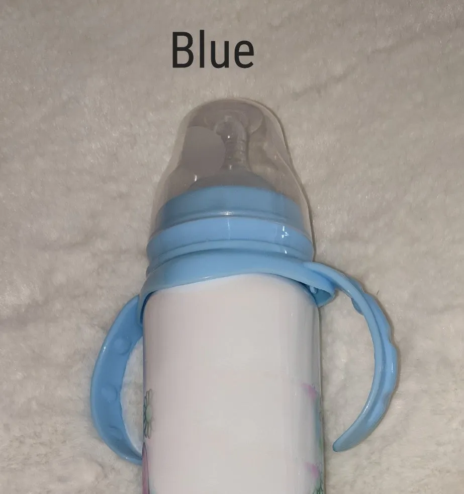 Pony Purple 8oz Stainless Steel Bottle