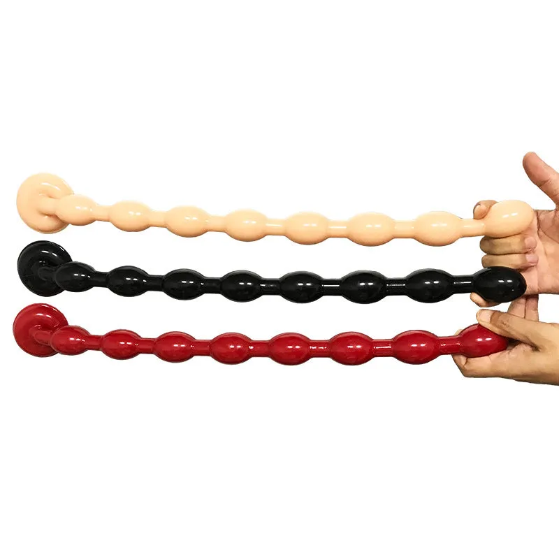 Pull Beads Butt Plug Men Prostate Massage Long Anal Plug