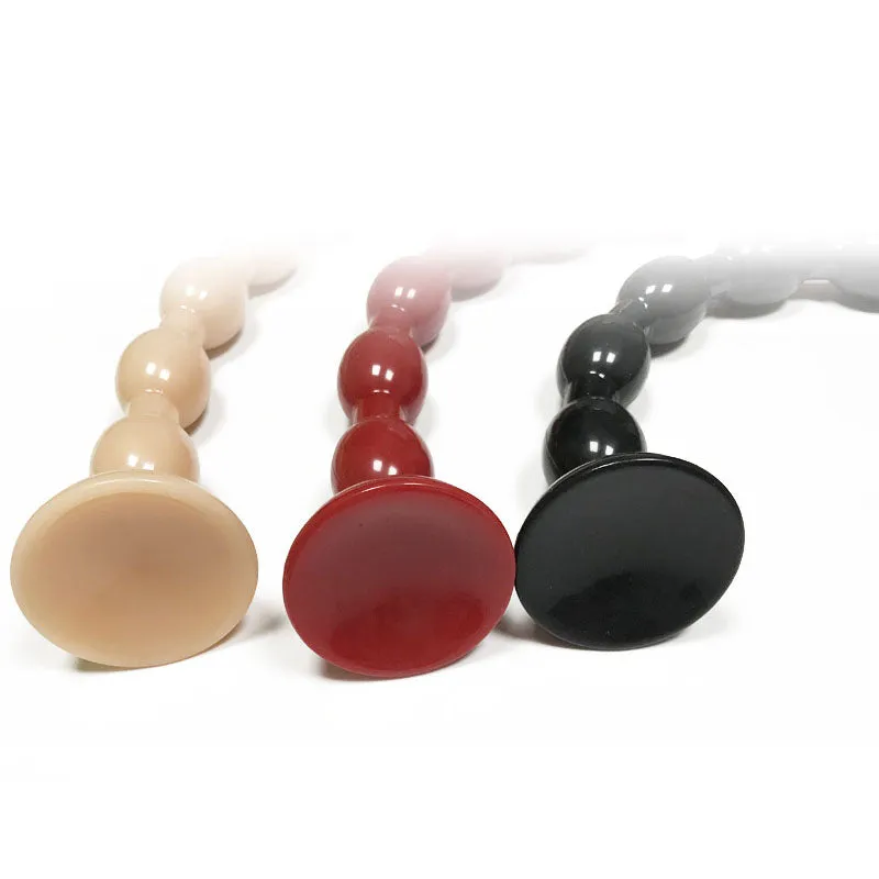 Pull Beads Butt Plug Men Prostate Massage Long Anal Plug