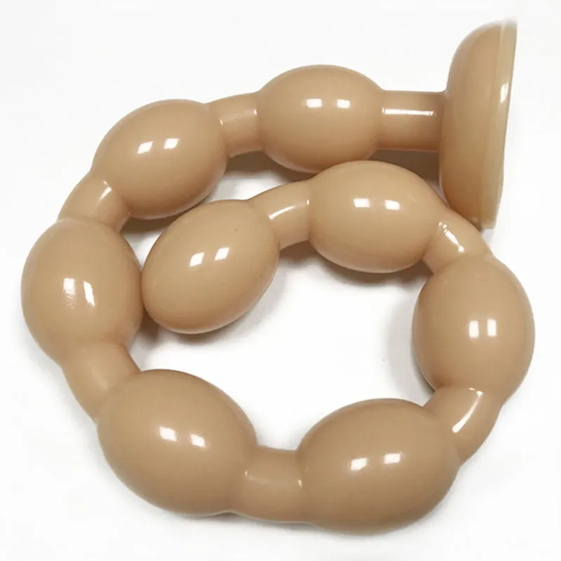 Pull Beads Butt Plug Men Prostate Massage Long Anal Plug