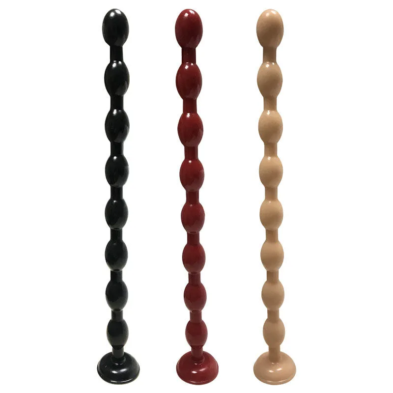 Pull Beads Butt Plug Men Prostate Massage Long Anal Plug